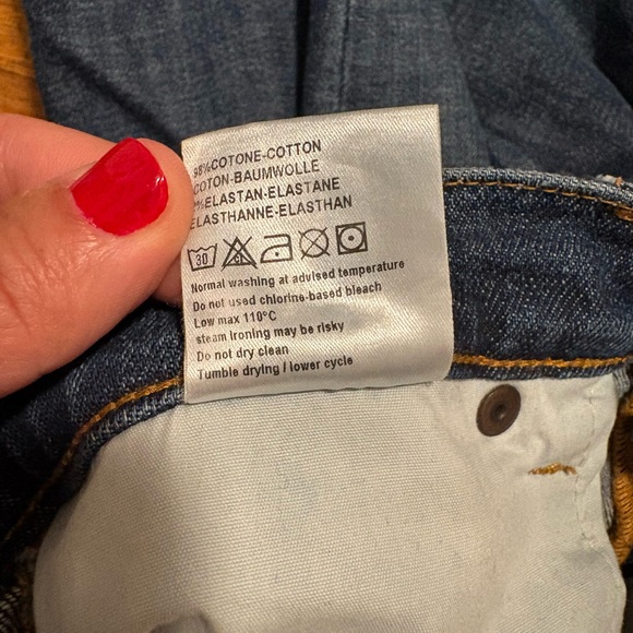 6397 495 Straight leg Jeans in Worn Dark - Picture 2 of 5